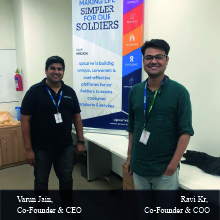 Varun Jain,  Co-Founder & CEO ,Ravi Kr,  Co-Founder & COO